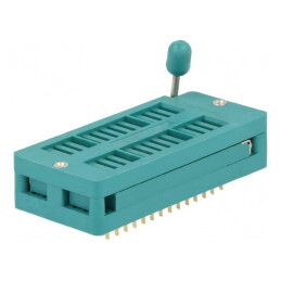 Soclu Circuite Integrate ZIF DIP28 THT 50VDC | Electronic-mag.ro | Componente Electronice