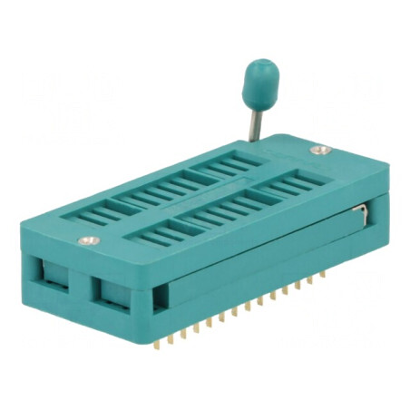 Soclu Circuite Integrate ZIF DIP28 THT 50VDC | Electronic-mag.ro | Componente Electronice