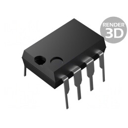 Circuit RTC 3-wire NV SRAM DIP8 2-5.5V