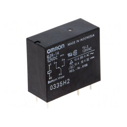 Releu electromagnetic SPDT 12VDC 10A | Electronic-mag.ro | Componente Electronice