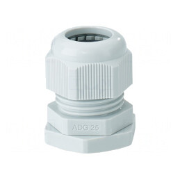 Garnitură de Etanșare Poliamidă Gri Deschis M25 1,5 IP66 | Electronic-mag.ro | Componente Electronice