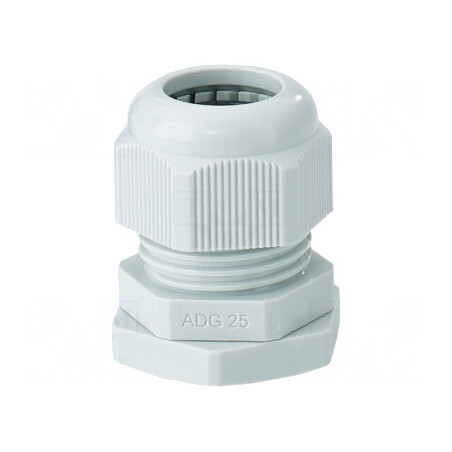 Garnitură de Etanșare Poliamidă Gri Deschis M25 1,5 IP66 | Electronic-mag.ro | Componente Electronice