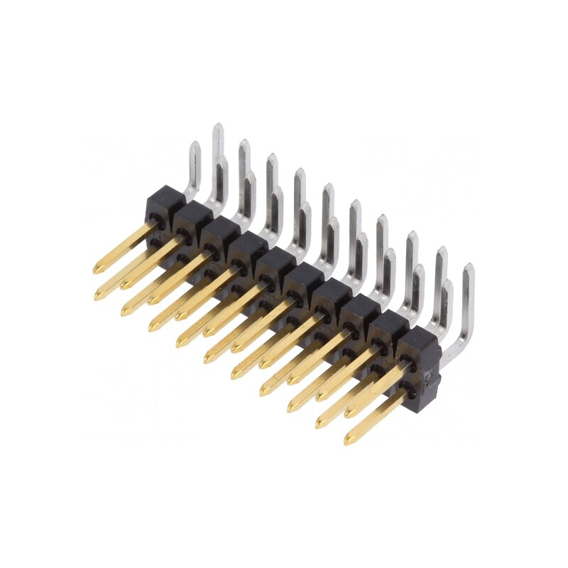 Şir Pini 20-Pin în Unghi 90° C-Grid III Tată | Electronic-mag.ro | Componente Electronice