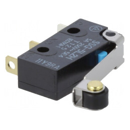Microîntrerupător cu Manetă și Rolă 5A/125VAC | Electronic-mag.ro | Componente Electronice