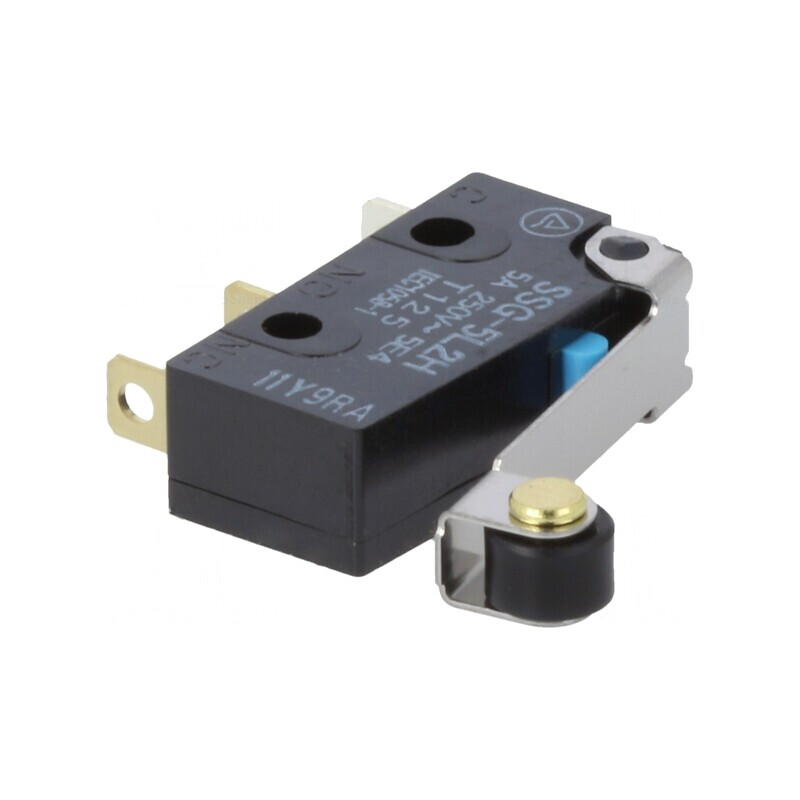 Microîntrerupător cu Manetă și Rolă 5A/125VAC | Electronic-mag.ro | Componente Electronice