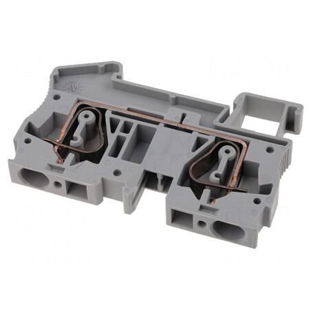 Conector de Îmbinare Şine 0,2-6mm² 2 Borne Gri 8,2mm | Electronic-mag.ro | Componente Electronice