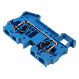 Conector Îmbinare Șine 0,2-6mm2 1 Pistă 2 Borne Albastru | Electronic-mag.ro | Componente Electronice