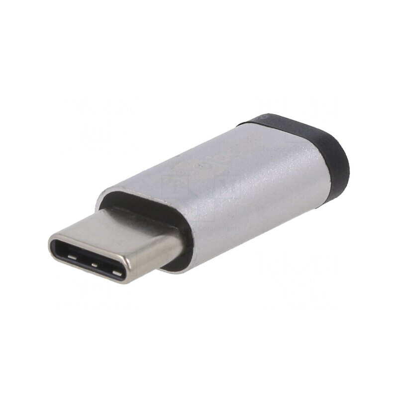 Adaptor OTG USB 2.0 Argintiu Micro USB B și USB C | Electronic-mag.ro | Componente Electronice Adaptor OTG USB 2.0 Argintiu Micro USB B și USB C | Electronic-mag.ro | Componente Electronice
