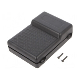 Carcasă Desktop ABS Neagră 71.6x97.9x30 mm | Electronic-mag.ro | Componente Electronice
