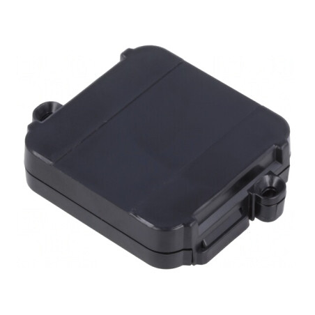 Cutie de conexiuni neagră 44.5x57x12 mm | Electronic-mag.ro | Componente Electronice