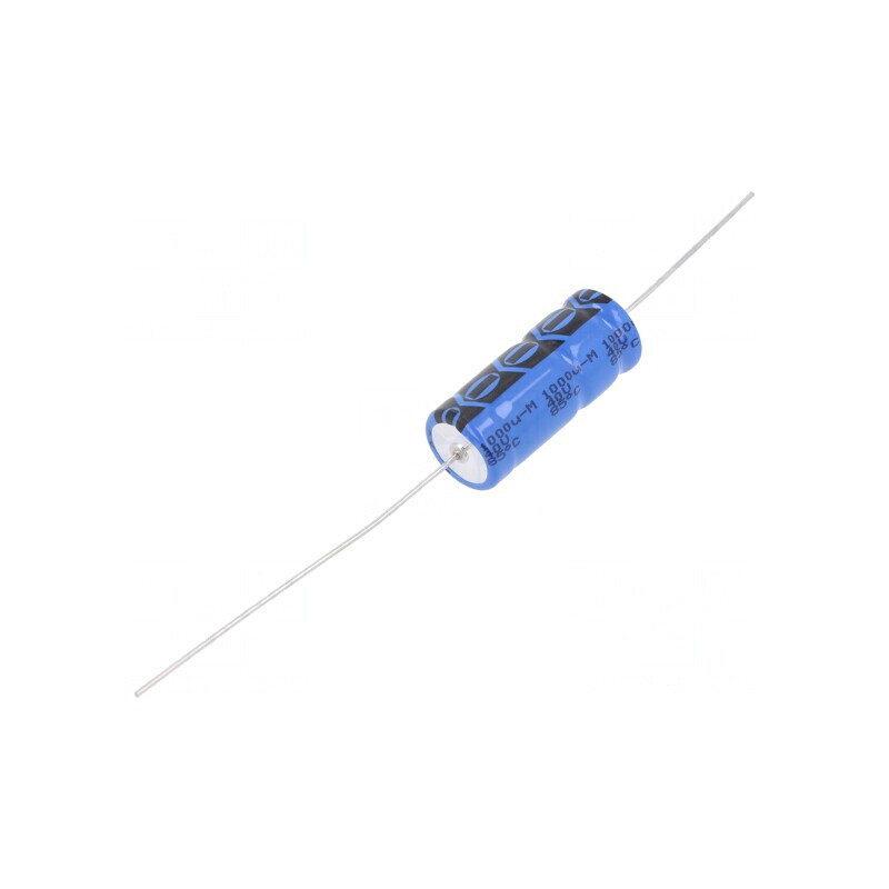 Condensator electrolitic THT 1mF 40V 12.5x30mm 8000h | Electronic-mag.ro | Componente Electronice