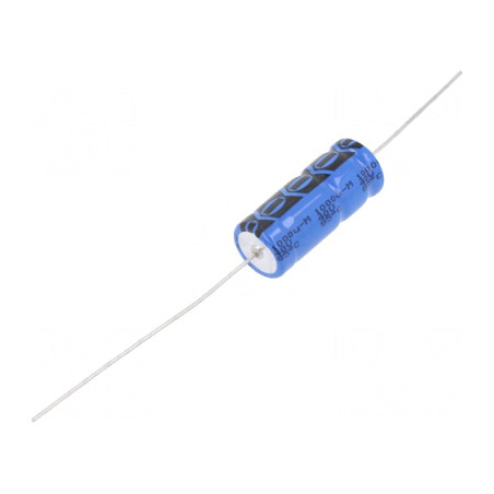 Condensator electrolitic THT 1mF 40V 12.5x30mm 8000h | Electronic-mag.ro | Componente Electronice