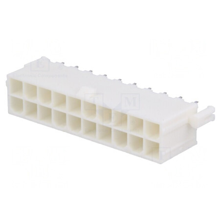 Conector Mini-Fit Jr 4,2mm 20 PIN THT Drept 9A | Electronic-mag.ro | Componente Electronice
