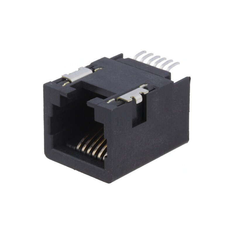 Soclu RJ11 neecranat aurit SMT CAT3 | Electronic-mag.ro | Componente Electronice Soclu RJ11 neecranat aurit SMT CAT3 | Electronic-mag.ro | Componente Electronice