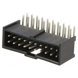 Soclu dreptunghiular tată C-Grid III 2,54mm 20 PIN THT | Electronic-mag.ro | Componente Electronice