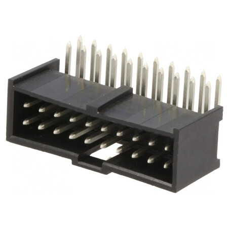 Soclu dreptunghiular tată C-Grid III 2,54mm 20 PIN THT | Electronic-mag.ro | Componente Electronice