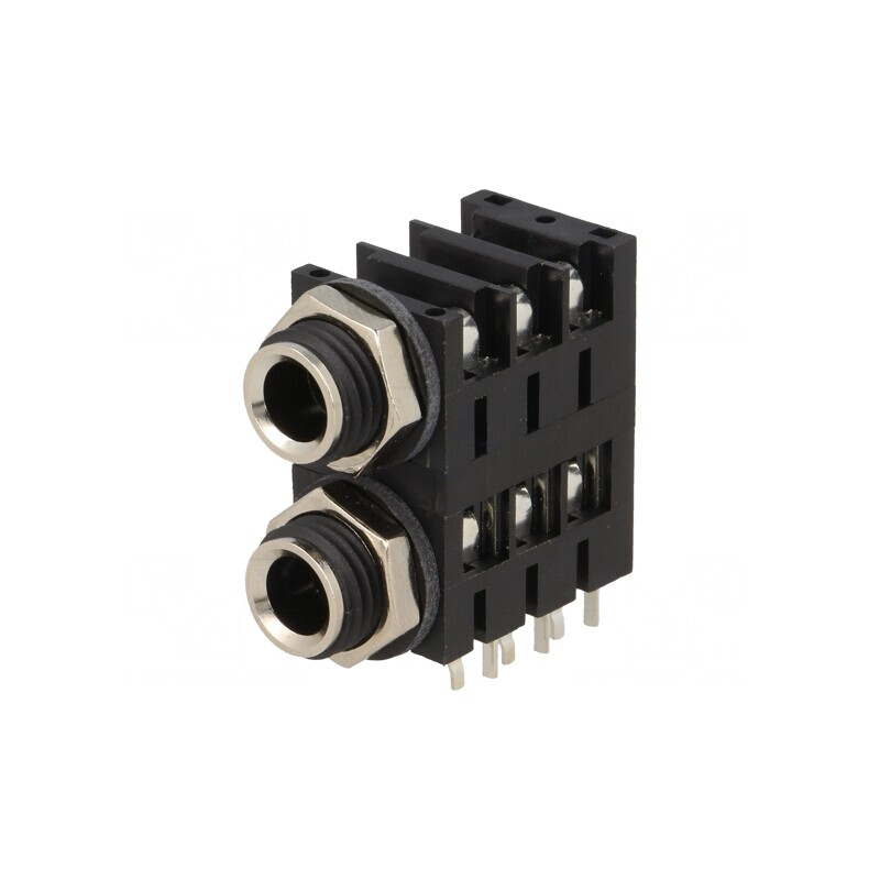 Soclu Jack 6.3mm Stereo cu Întrerupător Triplu | Electronic-mag.ro | Componente Electronice