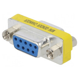 Adaptor D-Sub 9pin Soclu Nichelat | Electronic-mag.ro | Componente Electronice