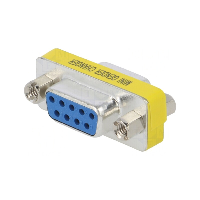 Adaptor D-Sub 9pin Soclu Nichelat | Electronic-mag.ro | Componente Electronice