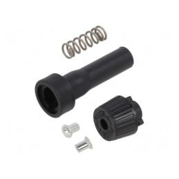 Clemă siguranțe 6,3x32mm 10A neagră | Electronic-mag.ro | Componente Electronice