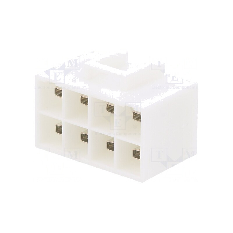 Soclu cablu-placă 8 pini cositorit pentru PCB | Electronic-mag.ro | Componente Electronice