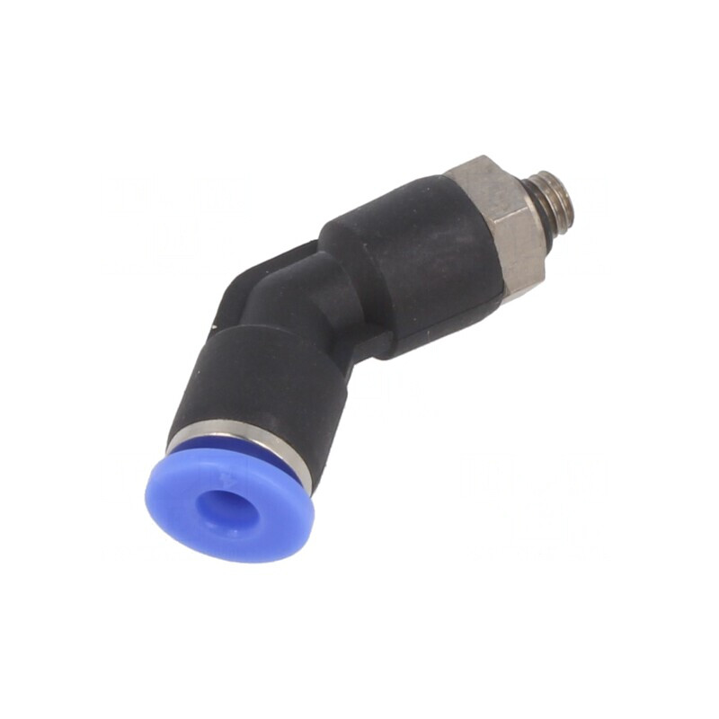 Racord push-in 45° M5 BLUELINE | Electronic-mag.ro | Componente Electronice