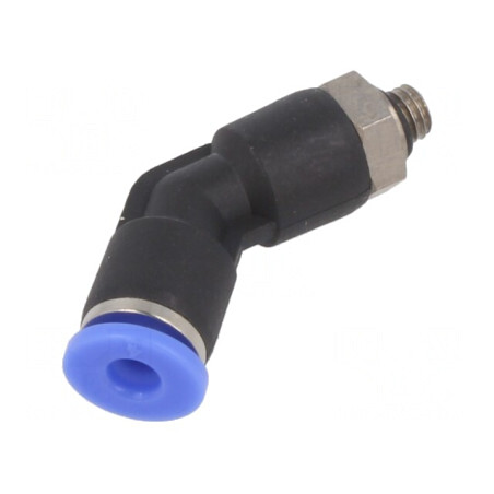 Racord push-in 45° M5 BLUELINE | Electronic-mag.ro | Componente Electronice