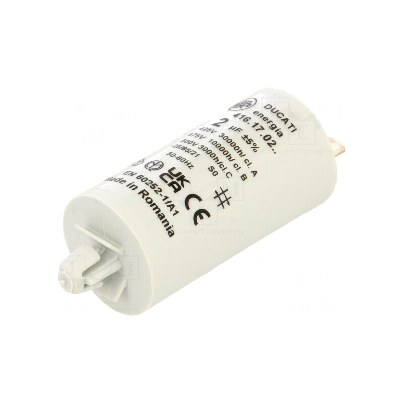 Condensator pentru Motoare 2uF 425VAC | Electronic-mag.ro | Componente Electronice