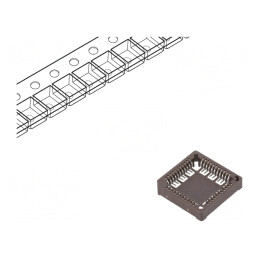 Soclu PLCC44 SMT pentru Circuite Integrate Cositorit 1A | Electronic-mag.ro | Componente Electronice