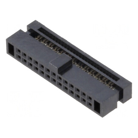 13-Pin Female DIL Ribbon Cable Connector | Electronic-mag.ro | Componente Electronice