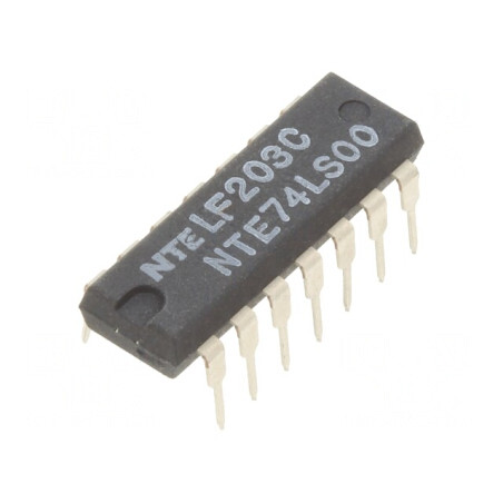 'Circuit Integrat Digital NAND 4 Intrări 2 Ieșiri DIP14' | Electronic-mag.ro | Componente Electronice