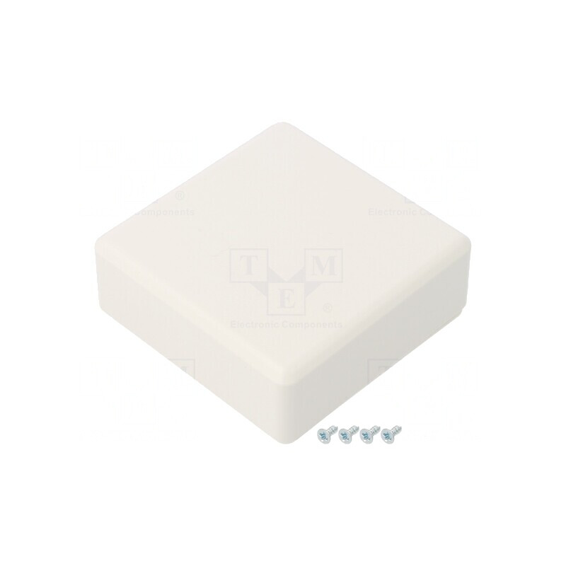 Carcasă universală ABS albă 71x71x27mm | Electronic-mag.ro | Componente Electronice