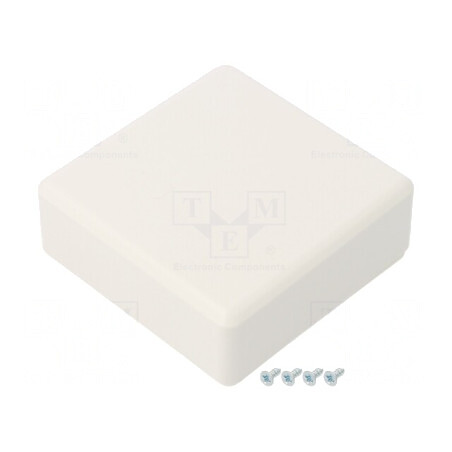 Carcasă universală ABS albă 71x71x27mm | Electronic-mag.ro | Componente Electronice