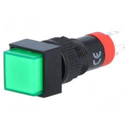 Comutator apăsare 2 poziții SPDT 0.5A 250VAC IP40 | Electronic-mag.ro | Componente Electronice