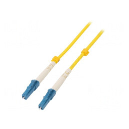 Patch cord fibră optică LC/UPC 1m galben LSZH | Electronic-mag.ro | Componente Electronice