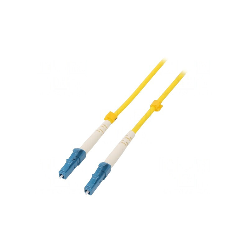 Patch cord fibră optică LC/UPC 1m galben LSZH | Electronic-mag.ro | Componente Electronice