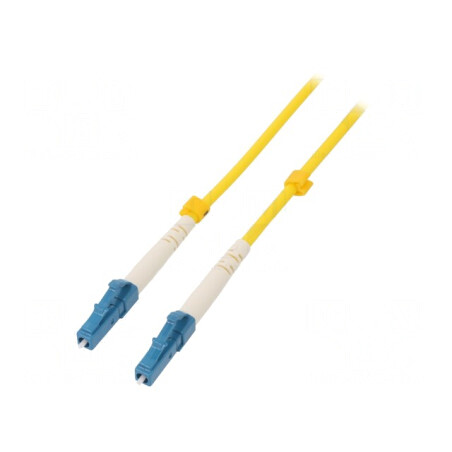 Patch cord fibră optică LC/UPC 1m galben LSZH | Electronic-mag.ro | Componente Electronice