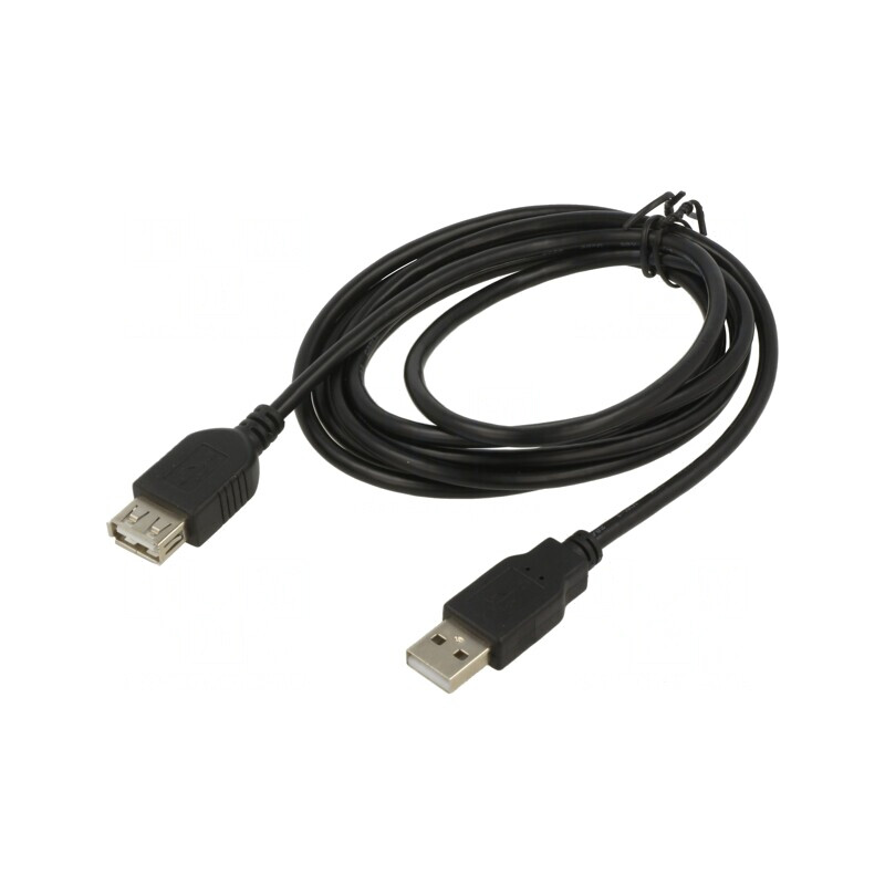 Cablu USB 2.0 A-A 3m Negru | Electronic-mag.ro | Componente Electronice Cablu USB 2.0 A-A 3m Negru | Electronic-mag.ro | Componente Electronice