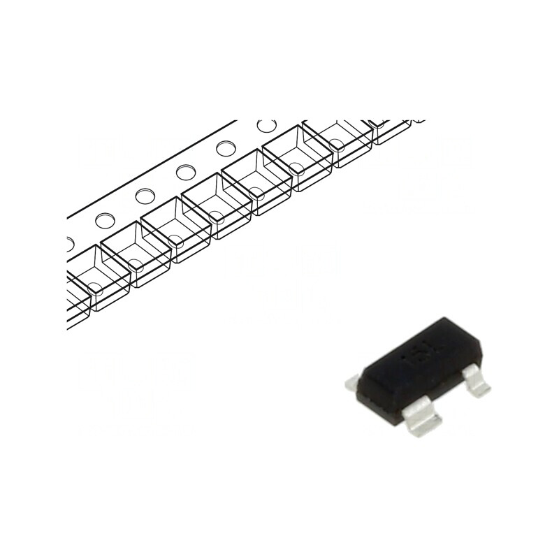 Diodă TVS 16,7V 15A 500W Bidirecțională SOT143 | Electronic-mag.ro | Componente Electronice