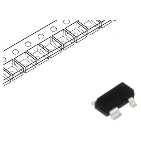 Diodă TVS 16,7V 15A 500W Bidirecțională SOT143 | Electronic-mag.ro | Componente Electronice