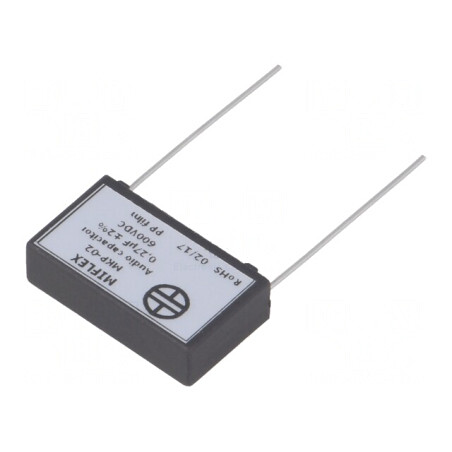Condensator cu Polipropilenă 270nF 600VDC 22.5mm THT | Electronic-mag.ro | Componente Electronice