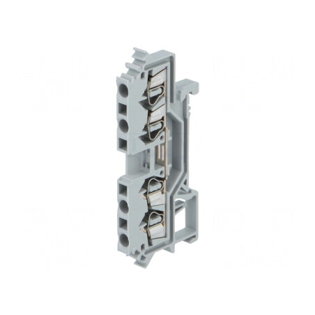 Conector Șine 2.5mm² 4 Borne Gri 800V | Electronic-mag.ro | Componente Electronice