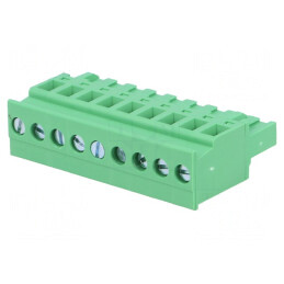 Regletă de Conexiuni Deconectabilă 5,08mm 9 Piste În Unghi | Electronic-mag.ro | Componente Electronice