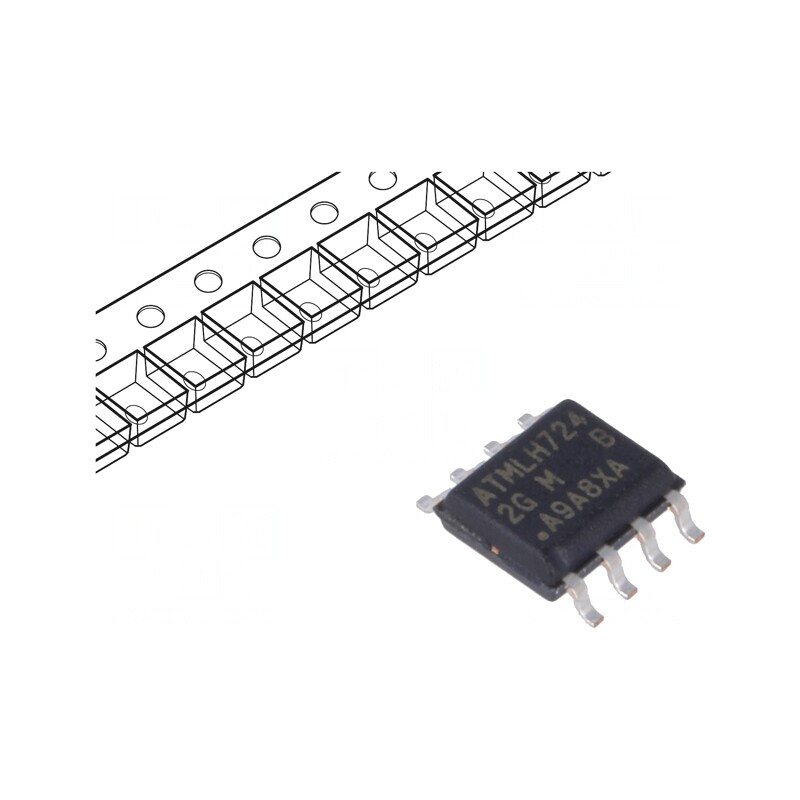Memorie EEPROM 1Mb I2C 128kx8bit 1,7-5,5V SO8 | Electronic-mag.ro | Componente Electronice