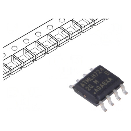 Memorie EEPROM 1Mb I2C 128kx8bit 1,7-5,5V SO8 | Electronic-mag.ro | Componente Electronice