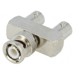 Adaptor T BNC Soclu x2 BNC Mufă Furcă | Electronic-mag.ro | Componente Electronice