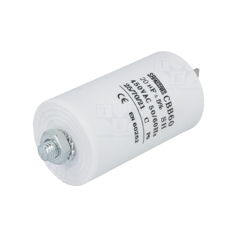 Condensator Motor 20uF 450V ±5% | Electronic-mag.ro | Componente Electronice Condensator Motor 20uF 450V ±5% | Electronic-mag.ro | Componente Electronice