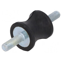 Atenuator de Vibrații M6 21mm Gumă 22mm | Electronic-mag.ro | Componente Electronice