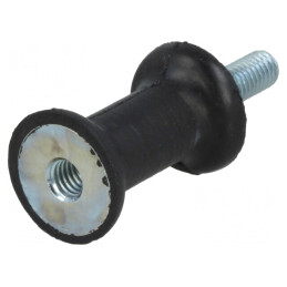 Atenuator de Vibrații M6 20mm Guma | Electronic-mag.ro | Componente Electronice