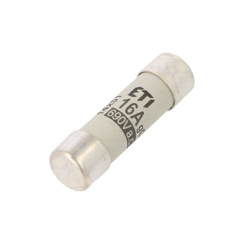 Siguranță gG 16A 690VAC Cilindrică Industrială | Electronic-mag.ro | Componente Electronice